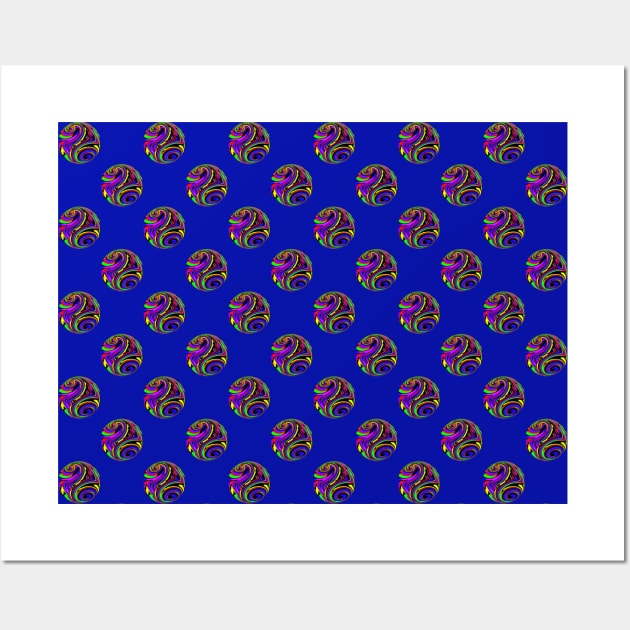 Twister Ball Pattern Wall Art by The Black Panther